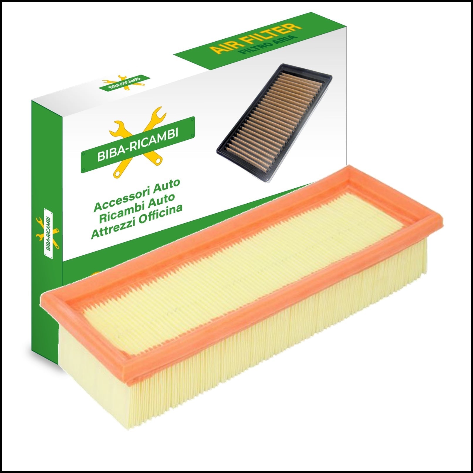 Filtro Aria Motore Adattabile Fiat Tipo I (160) 1.4 Benzina 51/52/57kw dal 1987> BIBA-RICAMBI