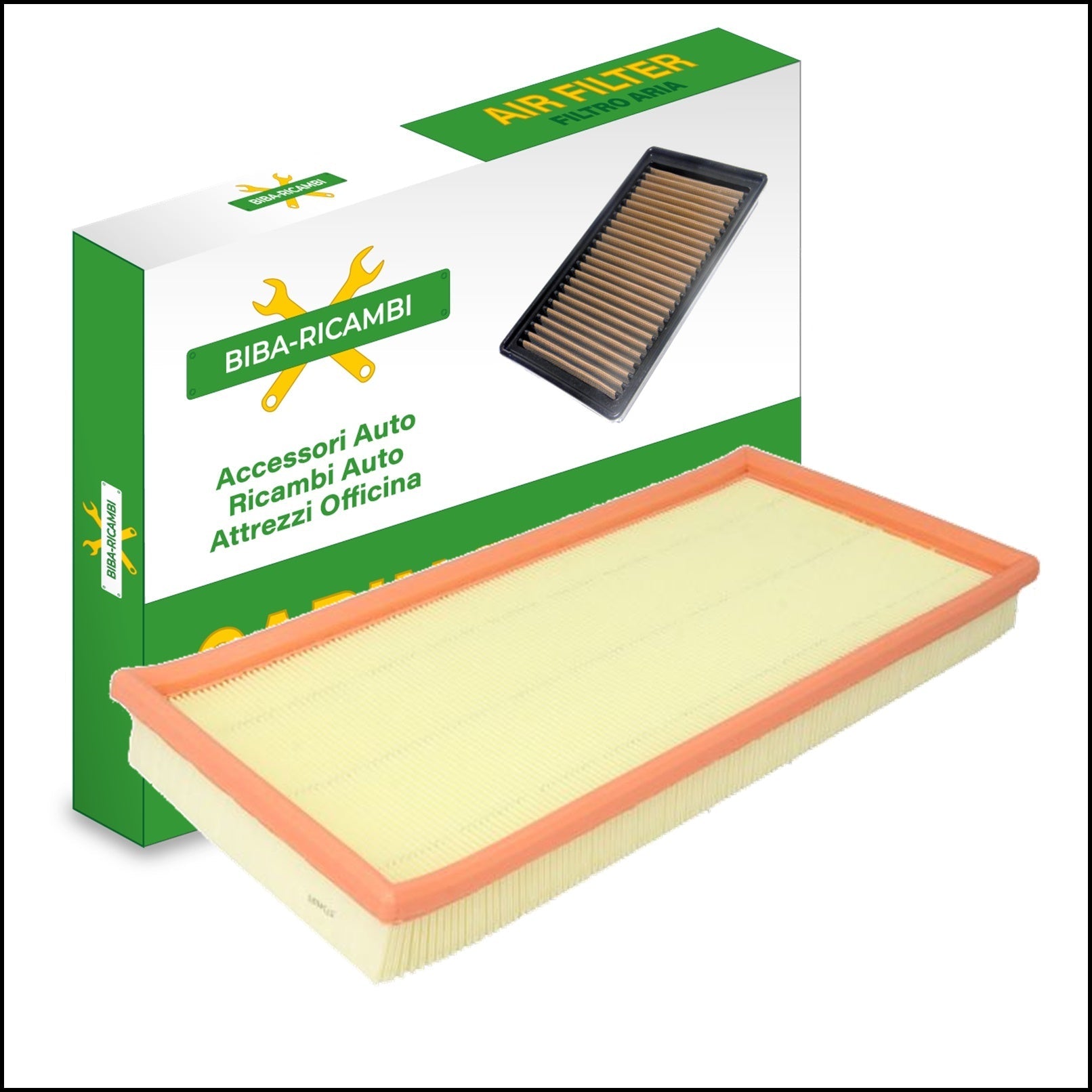 Filtro Aria Motore Adattabile Volvo S40 I 2.0 Benzina 118/120/121/147kw dal 1997> BIBA-RICAMBI