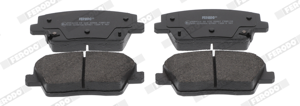 Kit 4 Pastiglie Freno Marca Ferodo Codice | FDB5100 BIBA-RICAMBI