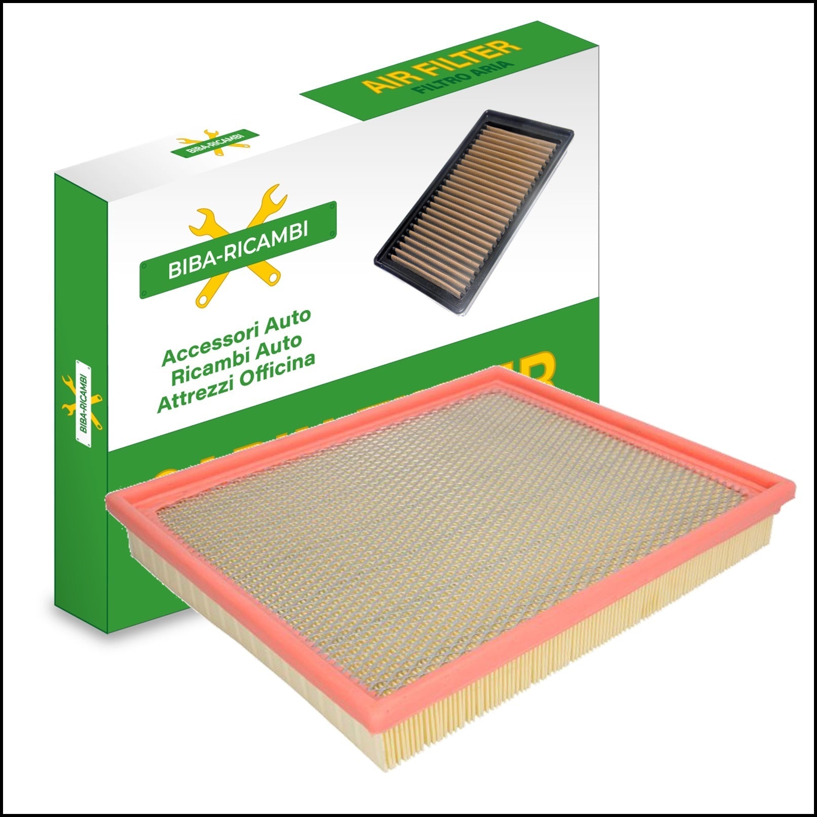 Filtro Aria Motore Adattabile Opel Vectra C 1.9 Diesel 74/88/110kw dal 2005> BIBA-RICAMBI