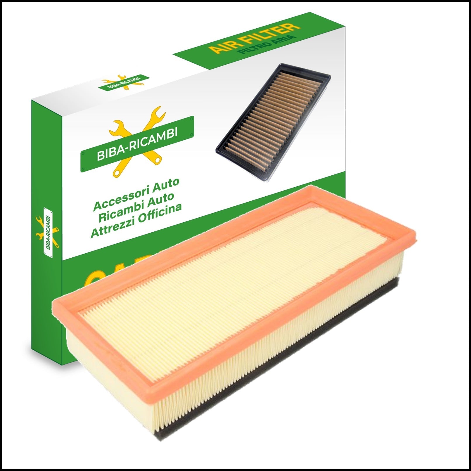 Filtro Aria Motore Adattabile Alfa Romeo GT 1.8 Benzina 103kw/140cv dal 2003> BIBA-RICAMBI