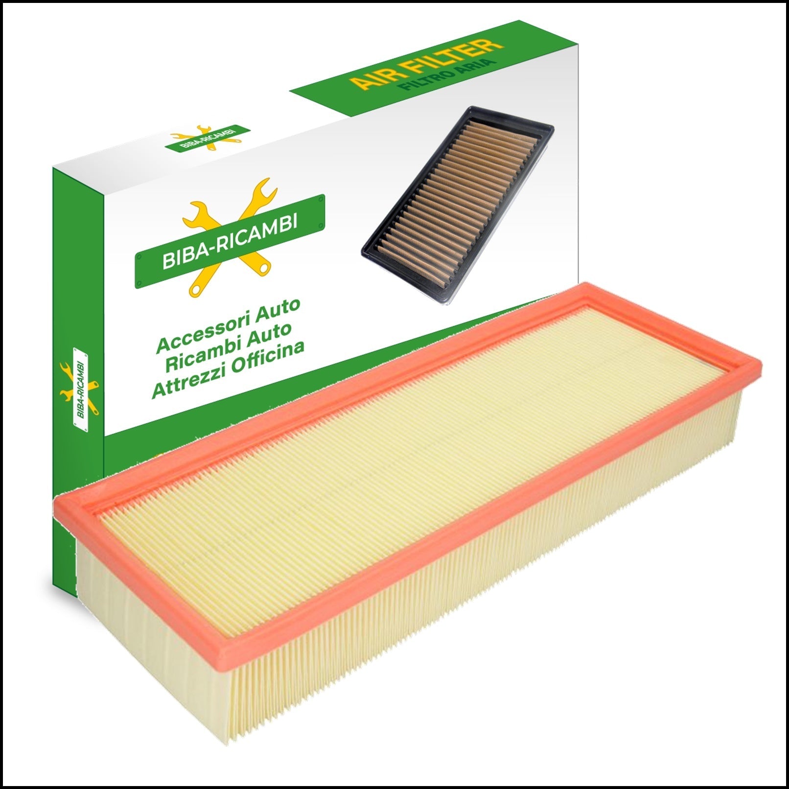 Filtro Aria Motore Adattabile Seat Cordoba (6K) 1.8 Benzina 115kw/156cv dal 2000> BIBA-RICAMBI