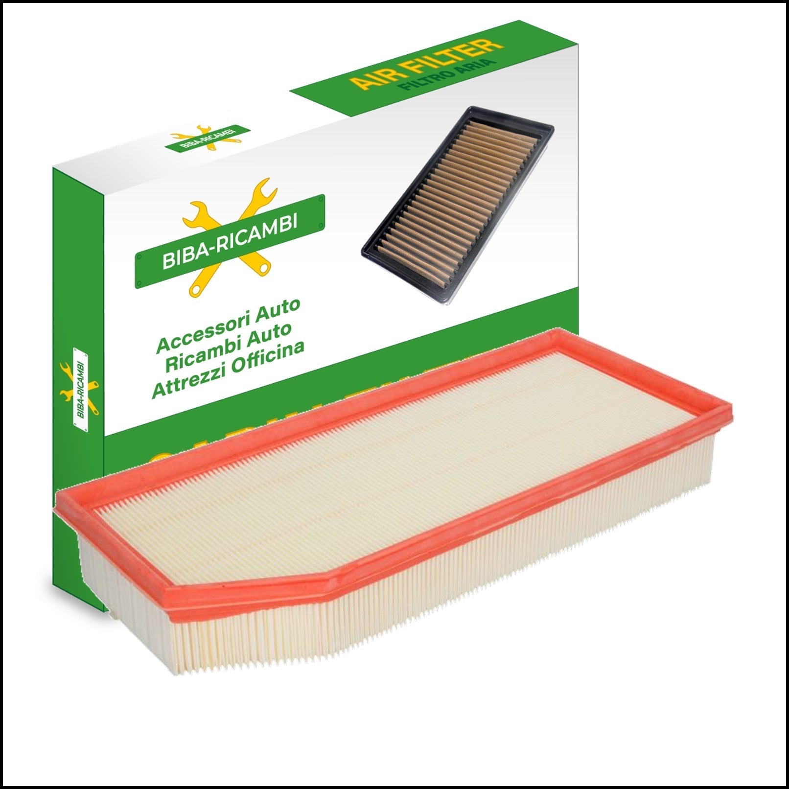 Filtro Aria Motore Adattabile Mercedes Classe C (W203,S203) C220 CDI 100/105kw dal 2000> BIBA-RICAMBI