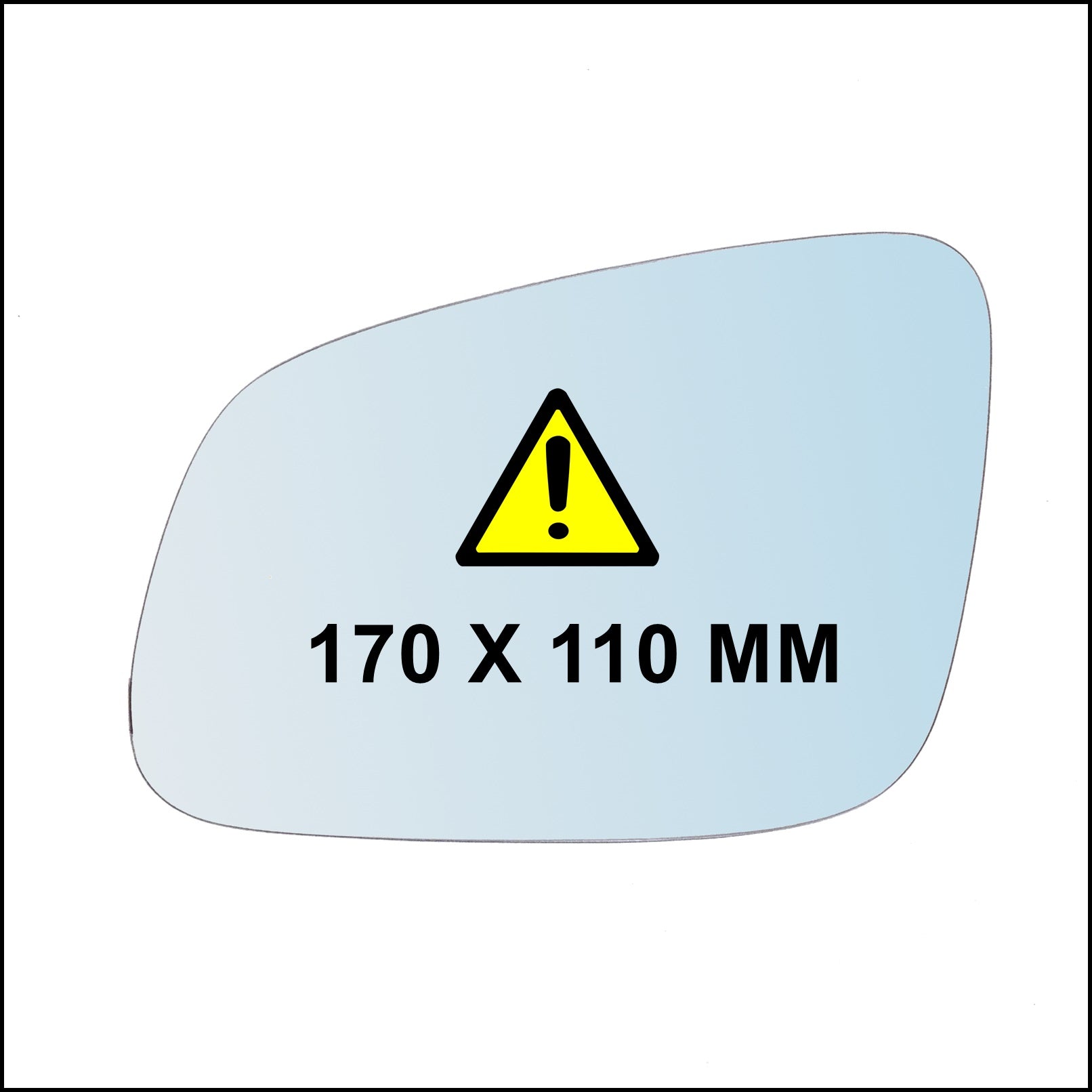 Vetro Specchio Retrovisore Lato DX Compatibile Per Chevrolet Cruze II Dal 2015> BIBA-RICAMBI