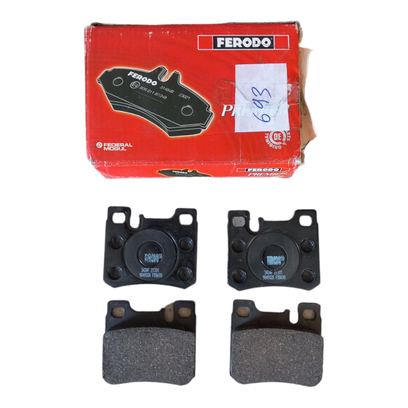 Pastiglie Freno Compatibili Per MB 124 | 190 | Classe C | Classe E art.1160X BIBA-RICAMBI