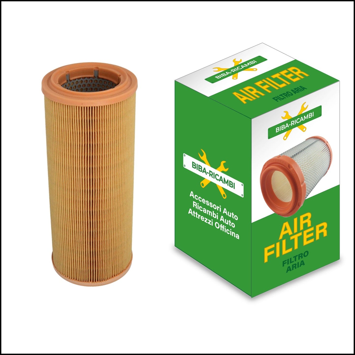 Filtro Aria Motore Adattabile Fiat Doblo I (223) 1.9 JTD 74kw/77kw dal 2001> BIBA-RICAMBI