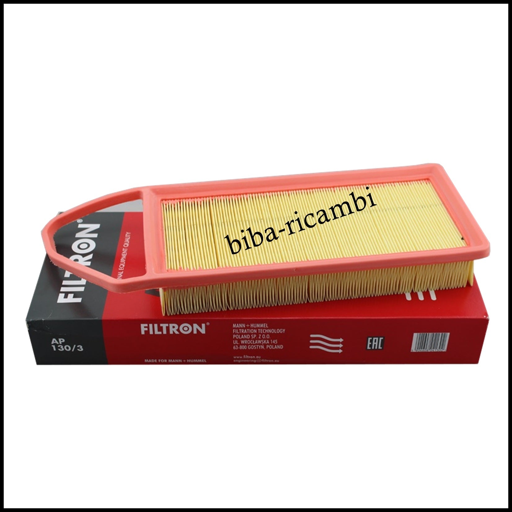 A. Filtro Aria Motore art.6738 BIBA-RICAMBI