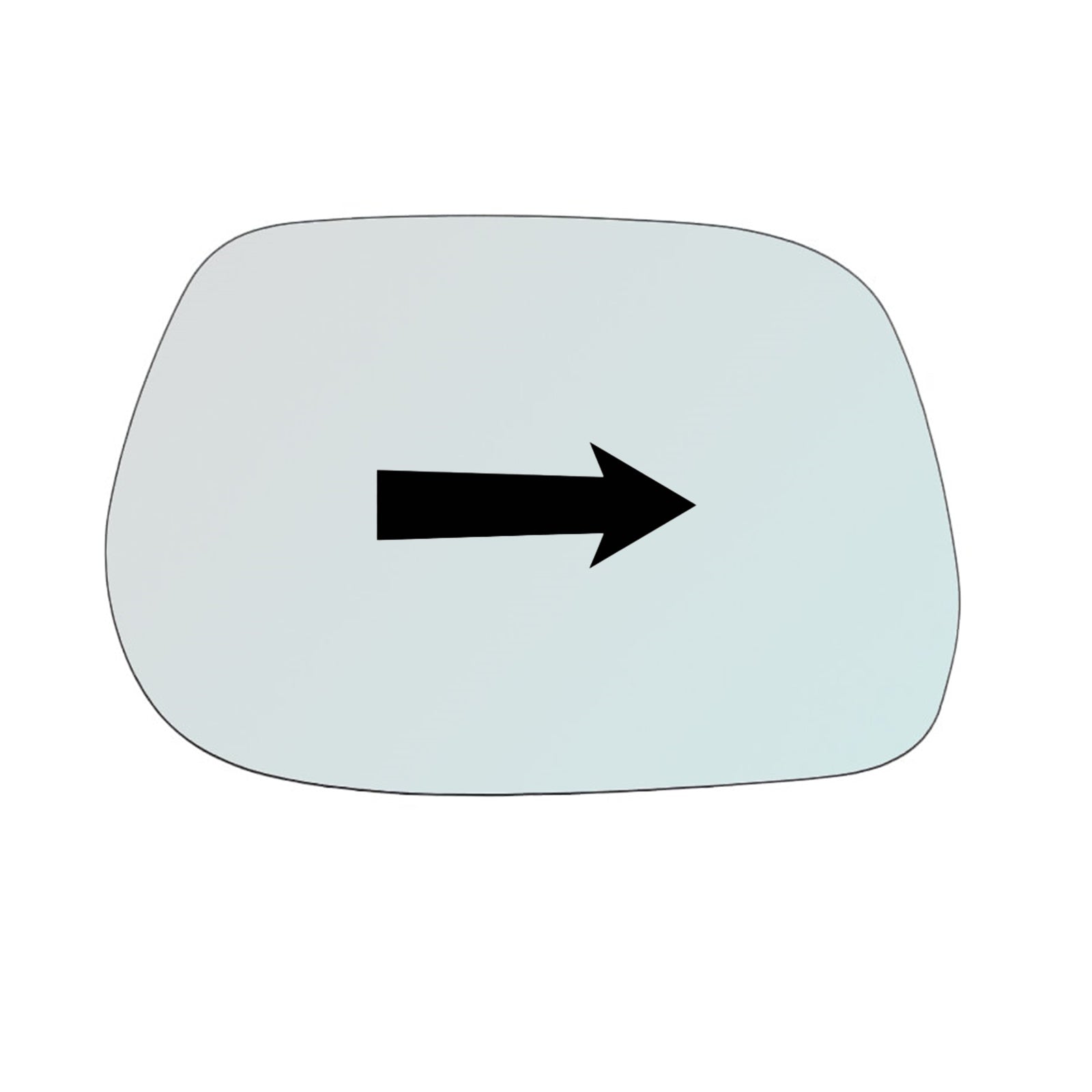 Vetro Specchio Retrovisore Lato DX Compatibile Per Daihatsu Terios II Dal 2005>