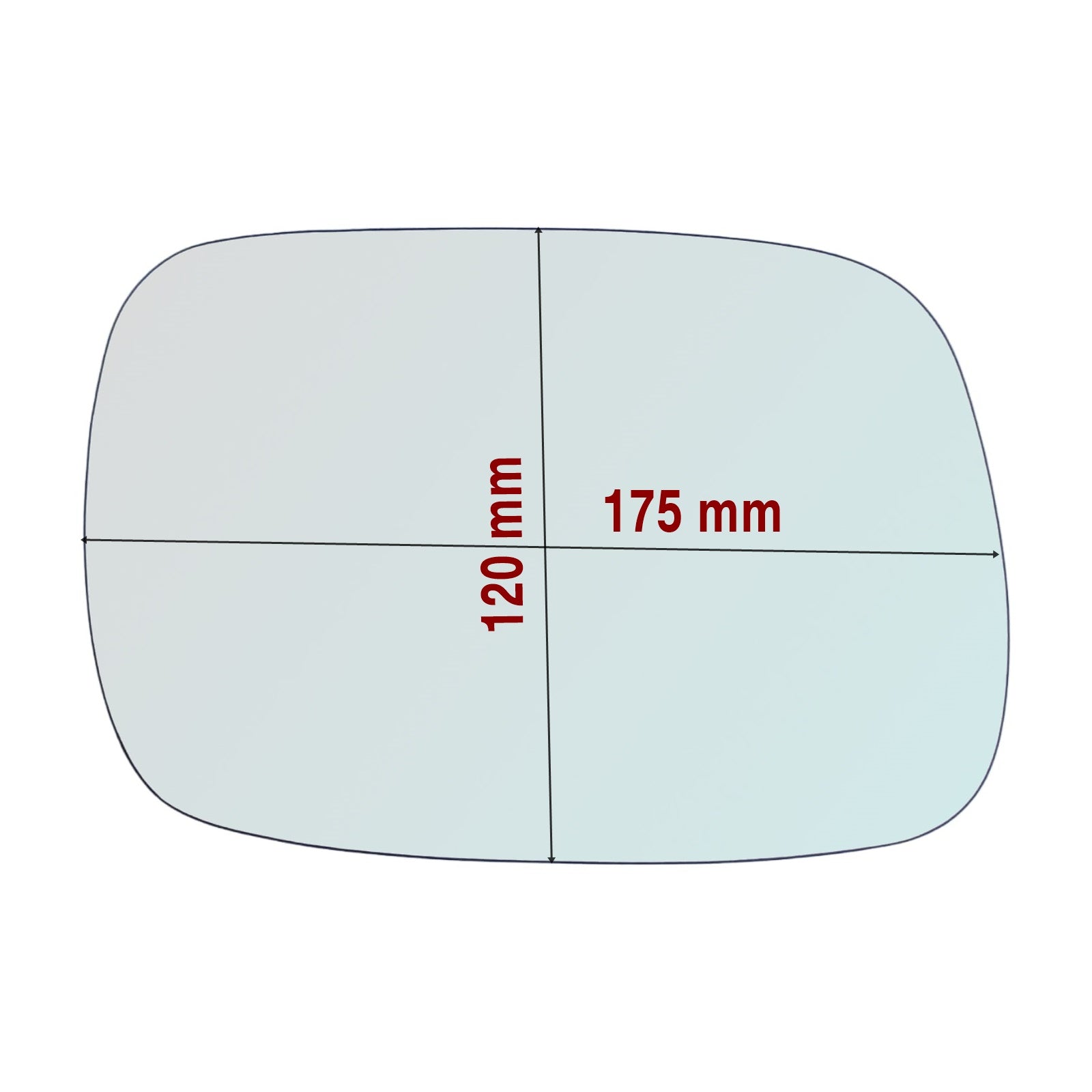 Vetro Specchio Retrovisore Lato Passeggero Per Jeep Cherokee XJ dal 1997-2000