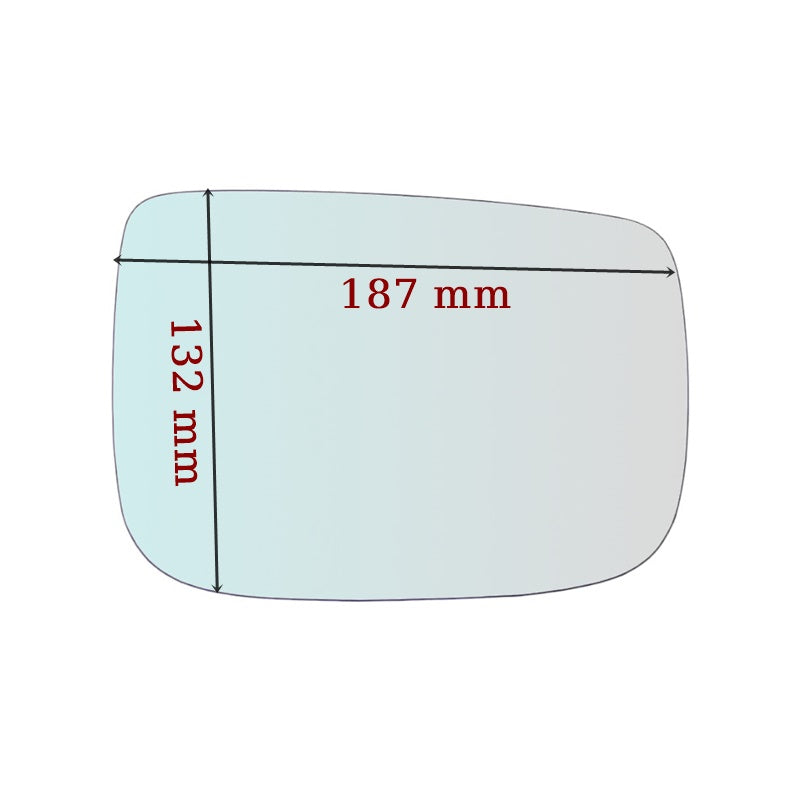 Vetro Specchio Retrovisore Lato Passeggero Per Volvo XC60 I dal 2008-2013