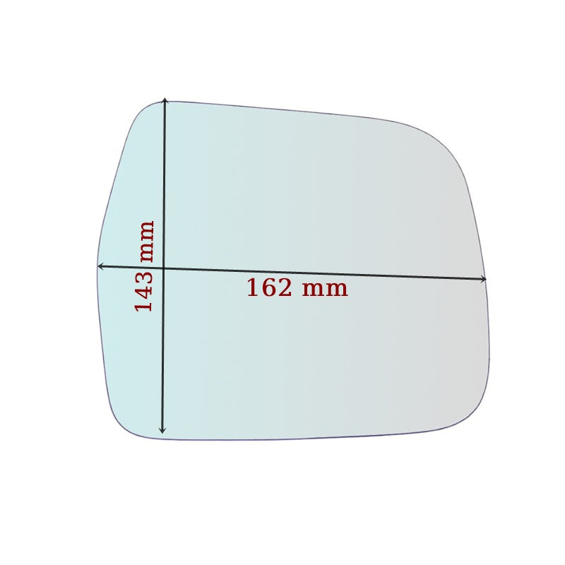 Vetro Specchio Retrovisore Lato SX Per Toyota Hilux dal 1994-1997