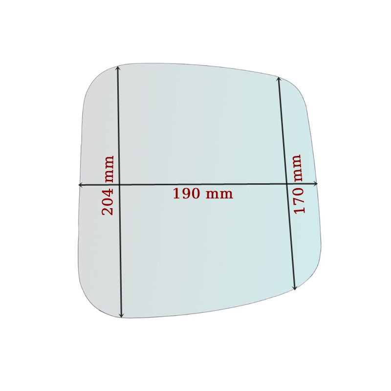 Vetro Specchietto Inferiore Lato DX Compatibile Con Iveco Stralis dal 2006>