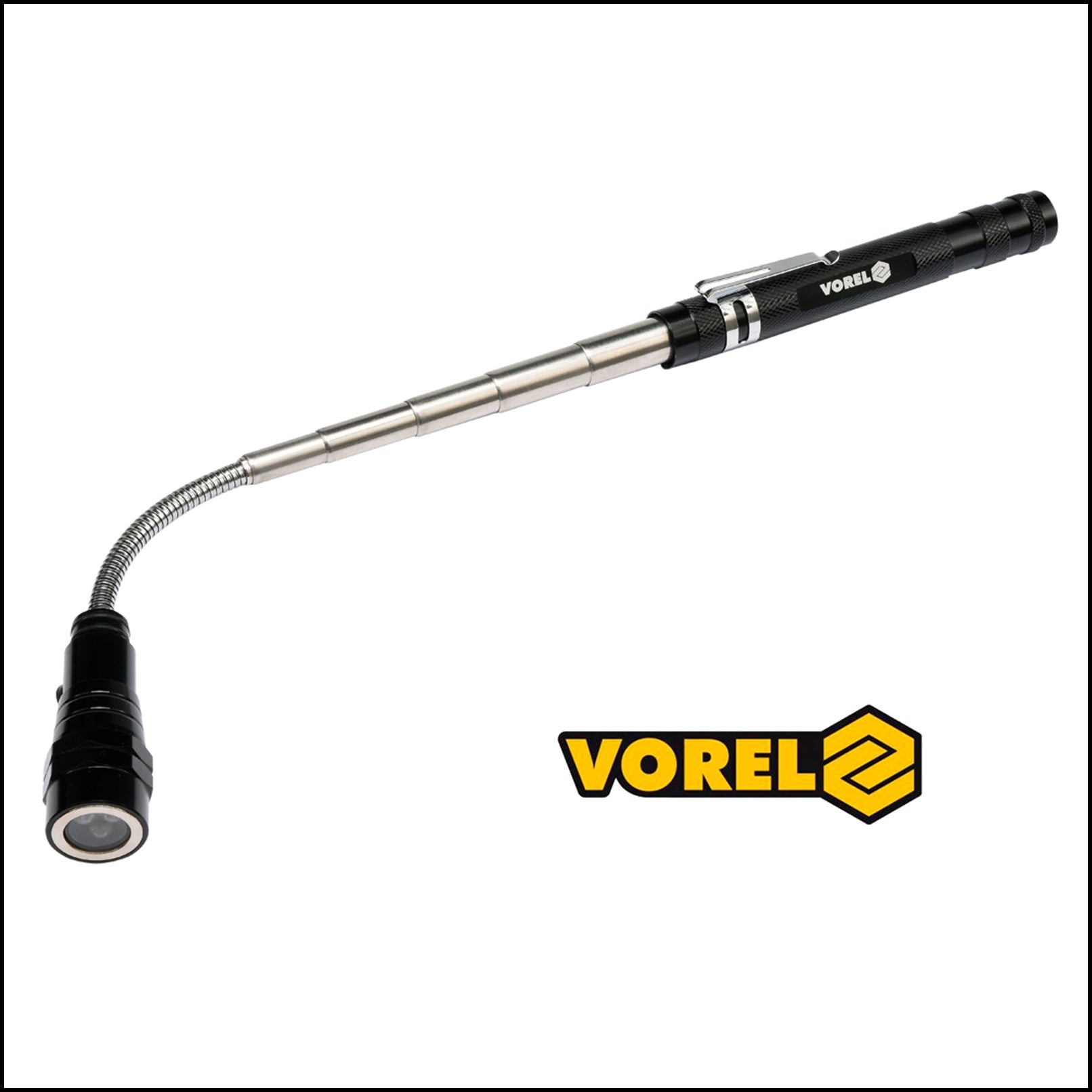 Torcia A 3 Led Estensibile Con Magnete BIBA-RICAMBI