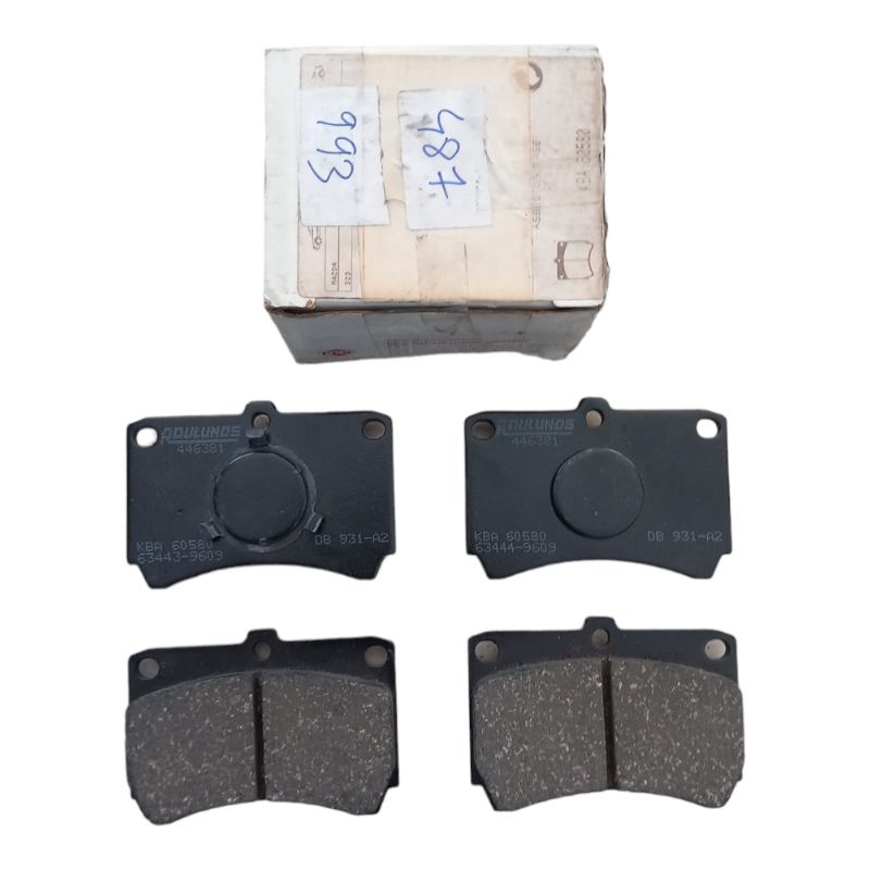 Pastiglie Freno Compatibili Per Kia Rio I (DC) | Mazda 323 II | 323 III art.1166X BIBA-RICAMBI