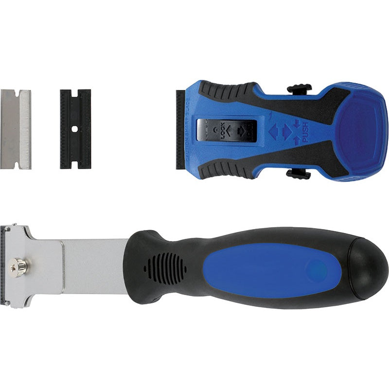 Set 22 Pz Raschietto Con Lame In Metallo e Plastica 7SCK22 BIBA-RICAMBI