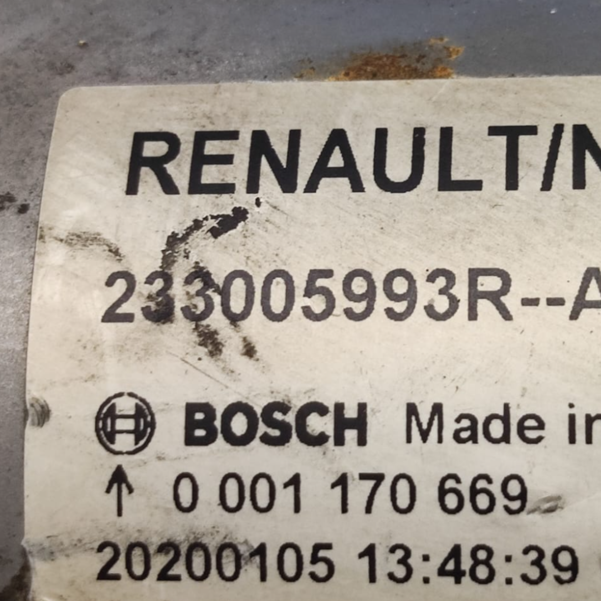 Motorino avviamento renault clio v 1.0 benzina cod: 233005993r (2019-) - BIBA-RICAMBI