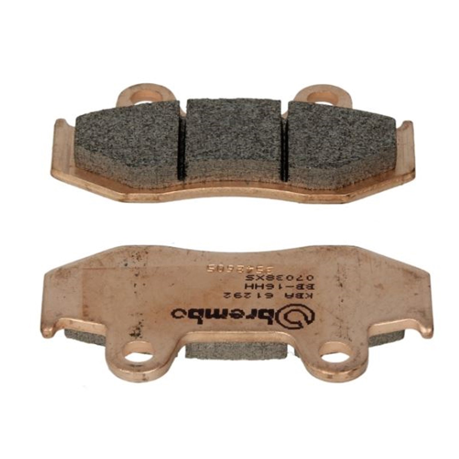 Kit 2 Pastiglie Freno Moto Anteriori | Posteriori Brembo art.07038XS BIBA-RICAMBI