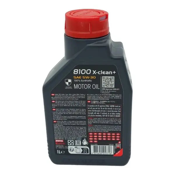 Motul 8100 X-Clean Gen2 5W-40 Acea C3 Full Synthetic | 504 507 - BIBA-RICAMBI