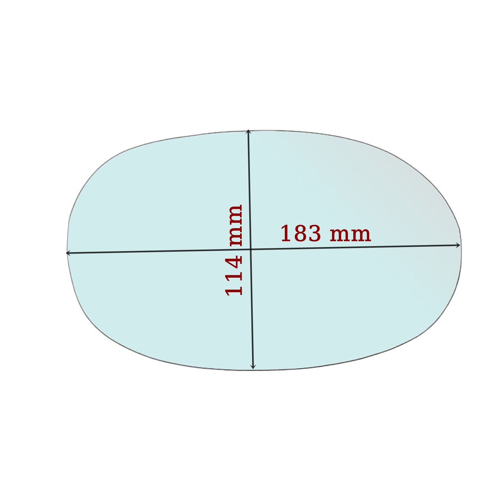 Vetro Specchio Retrovisore Lato SX-Guidatore Ferrari California dal 2008>