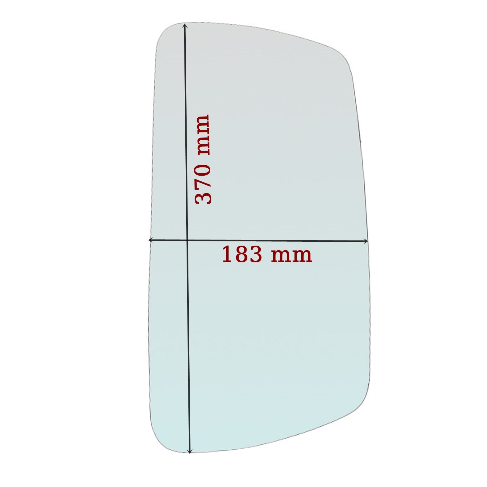 Vetro Specchietto Superiore Lato DX Compatibile Con Iveco Stralis dal 2006>