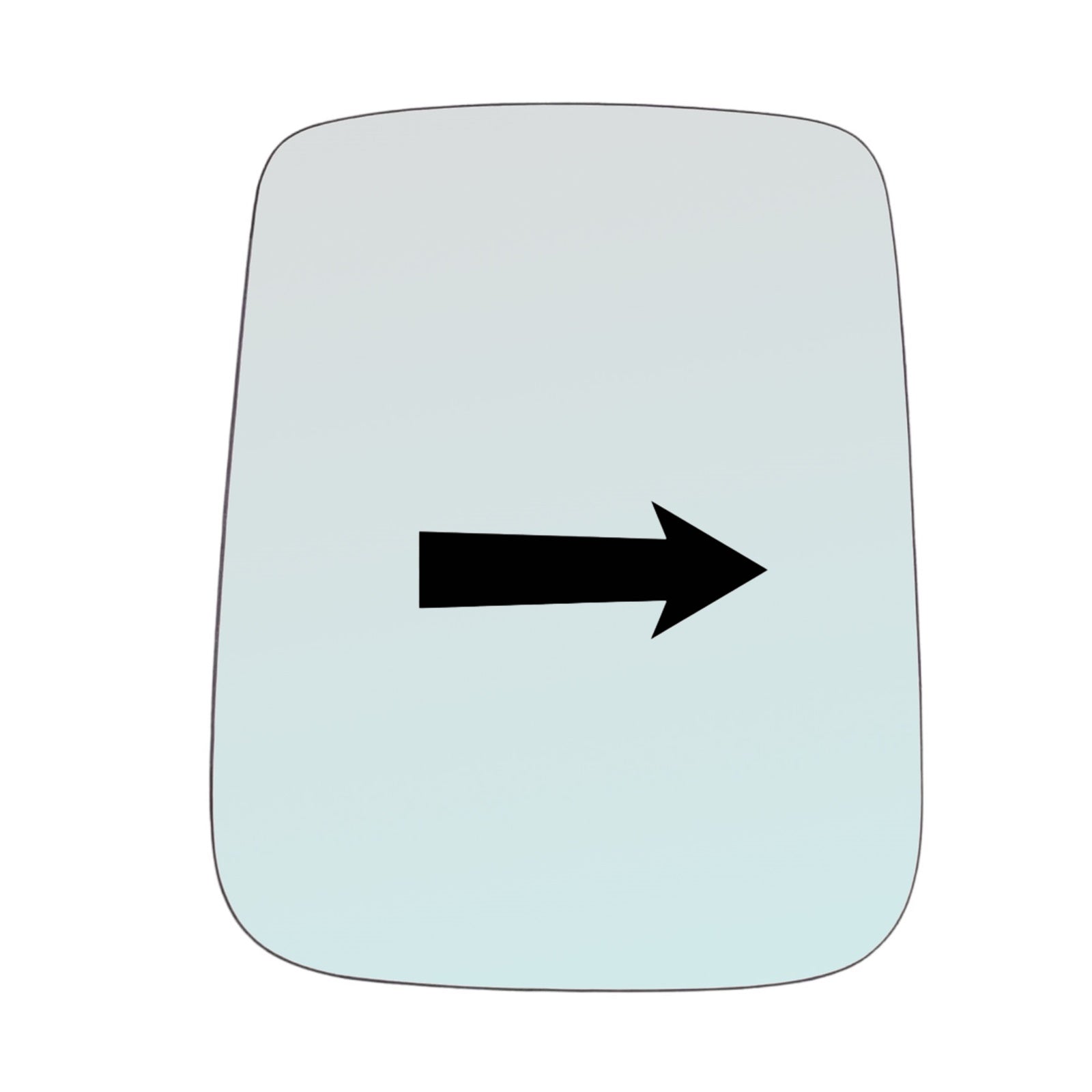 Vetro Specchio Retrovisore Lato DX-Passeggero Per Bedford dal 1970-1980