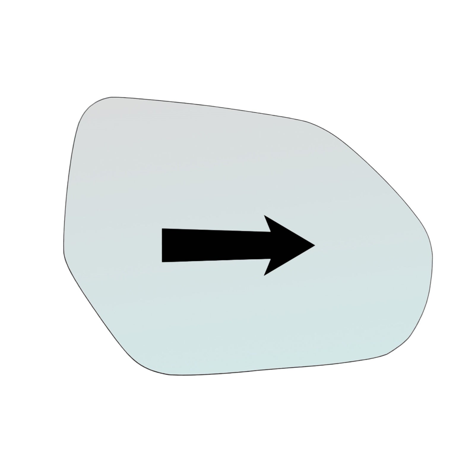 Vetro Specchio Lato DX-Passeggero Per Lamborghini URUS dal 2018>