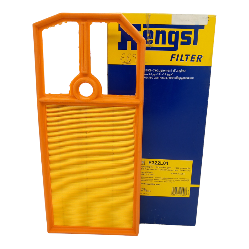 Filtro Aria Motore Hengst Filter Codice.E322L01 BIBA-RICAMBI