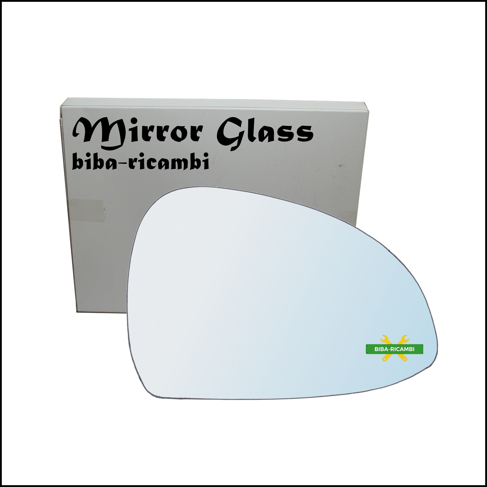 Vetro Specchio Retrovisore Cromato Lato Dx-Passeggero Per Porsche 911 (991) dal 2011> BIBA-RICAMBI
