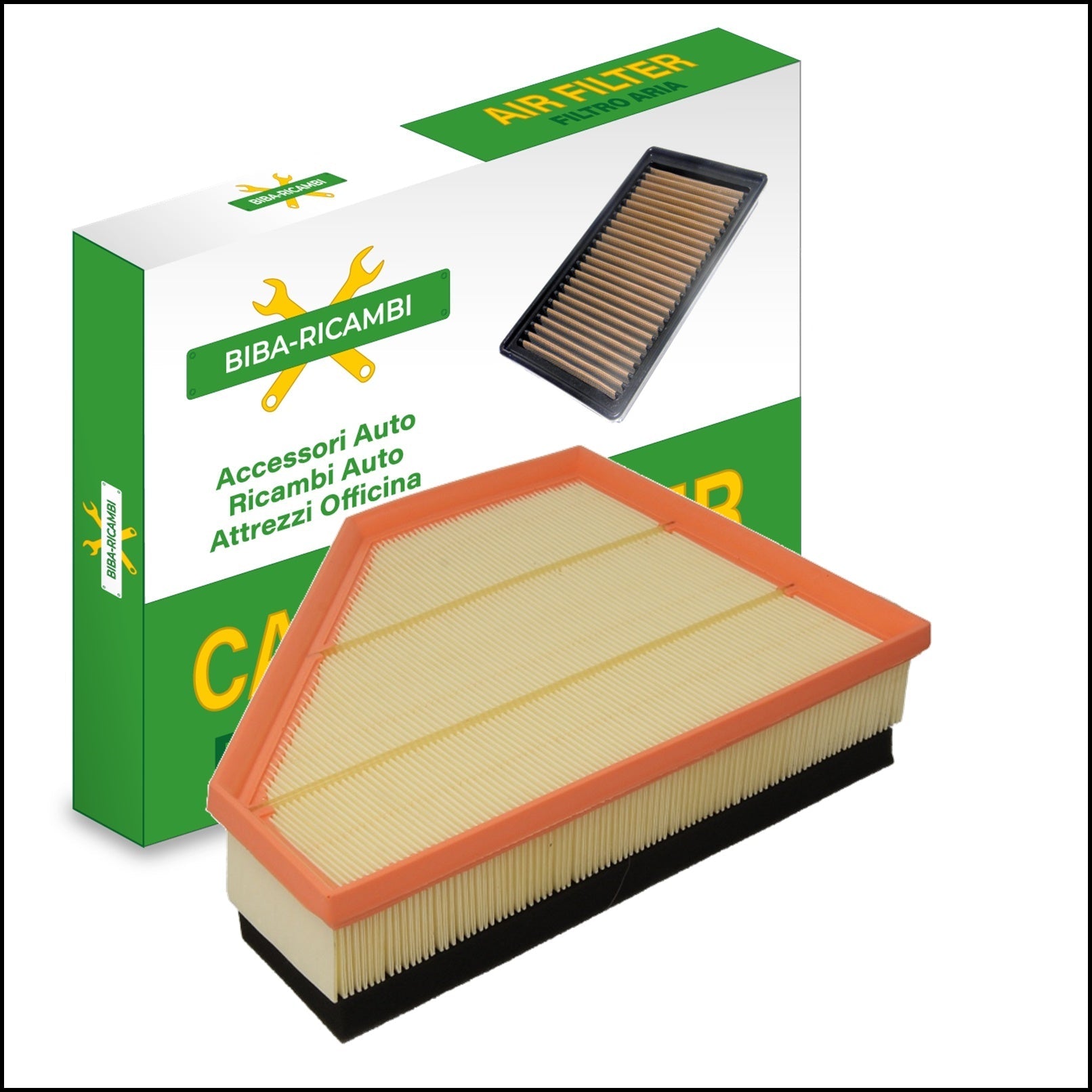 Filtro Aria Motore Adattabile Bmw Serie 3 (E92,E93) 320d 120/130/135/145/147kw dal 2007> BIBA-RICAMBI