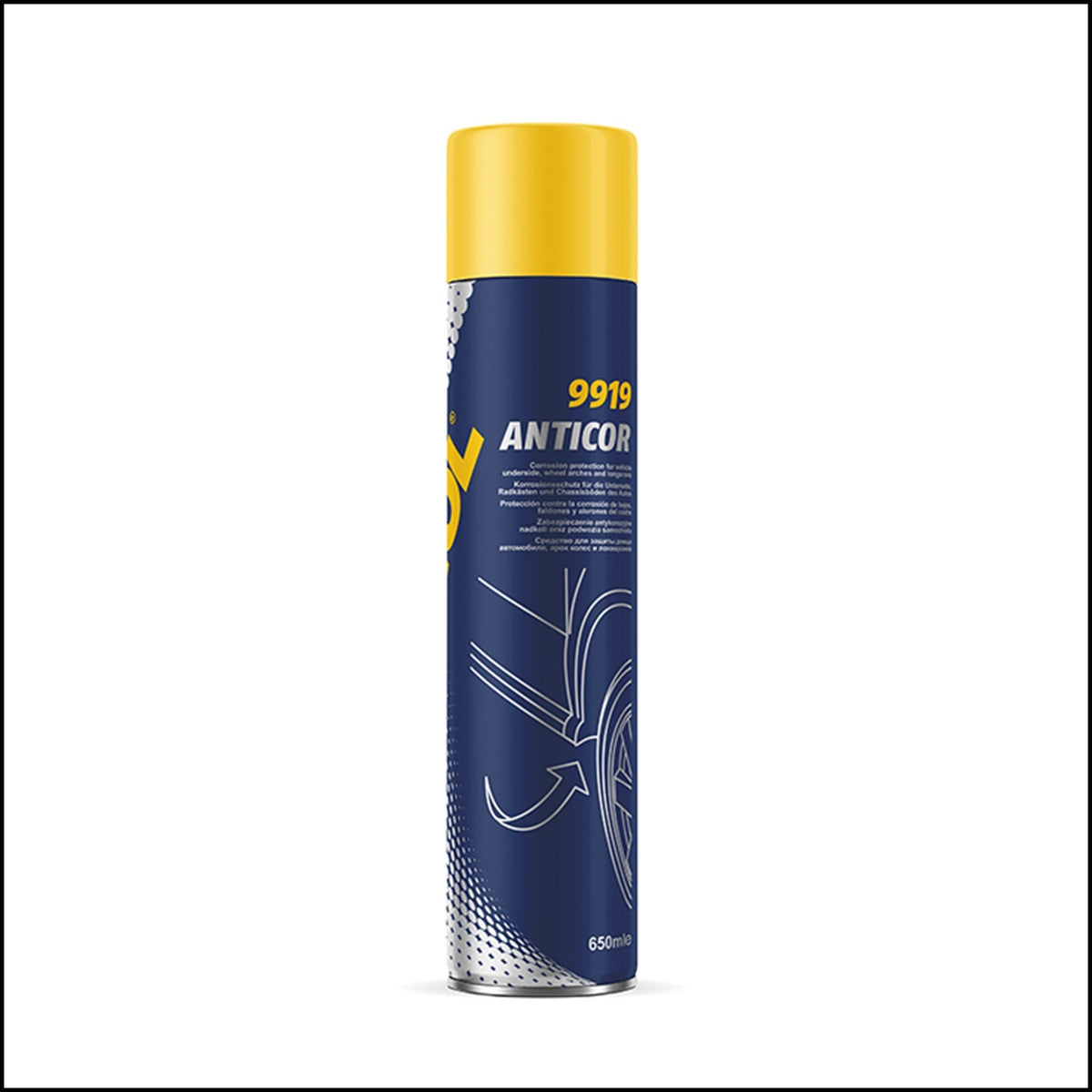 SPRAY PROTEZIONE SOTTOSCOCCA NERO | GERMAN QUALITY - MANNOL BIBA-RICAMBI