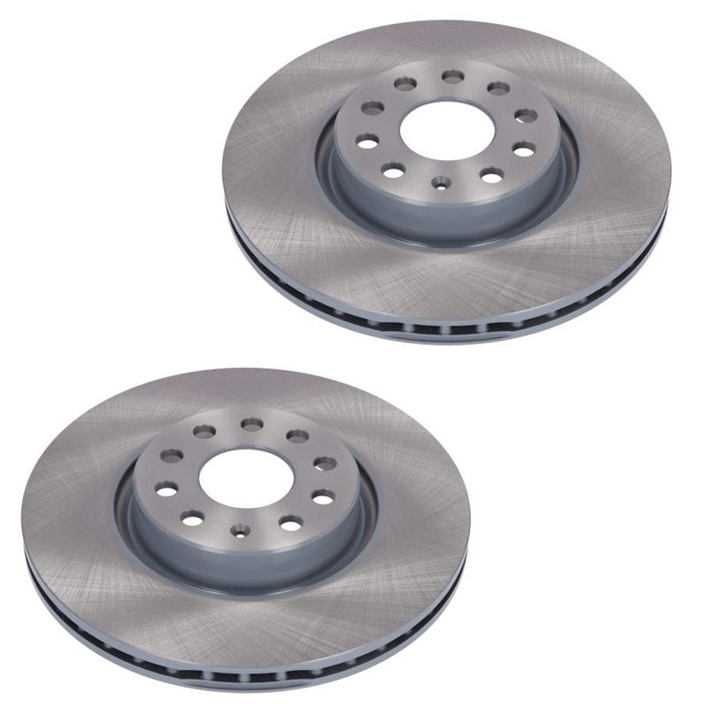 Kit 2 Dischi Freno Anteriori Compatibile Per Audi Q3 (8UB) 2.0 TDI 140CV ABE