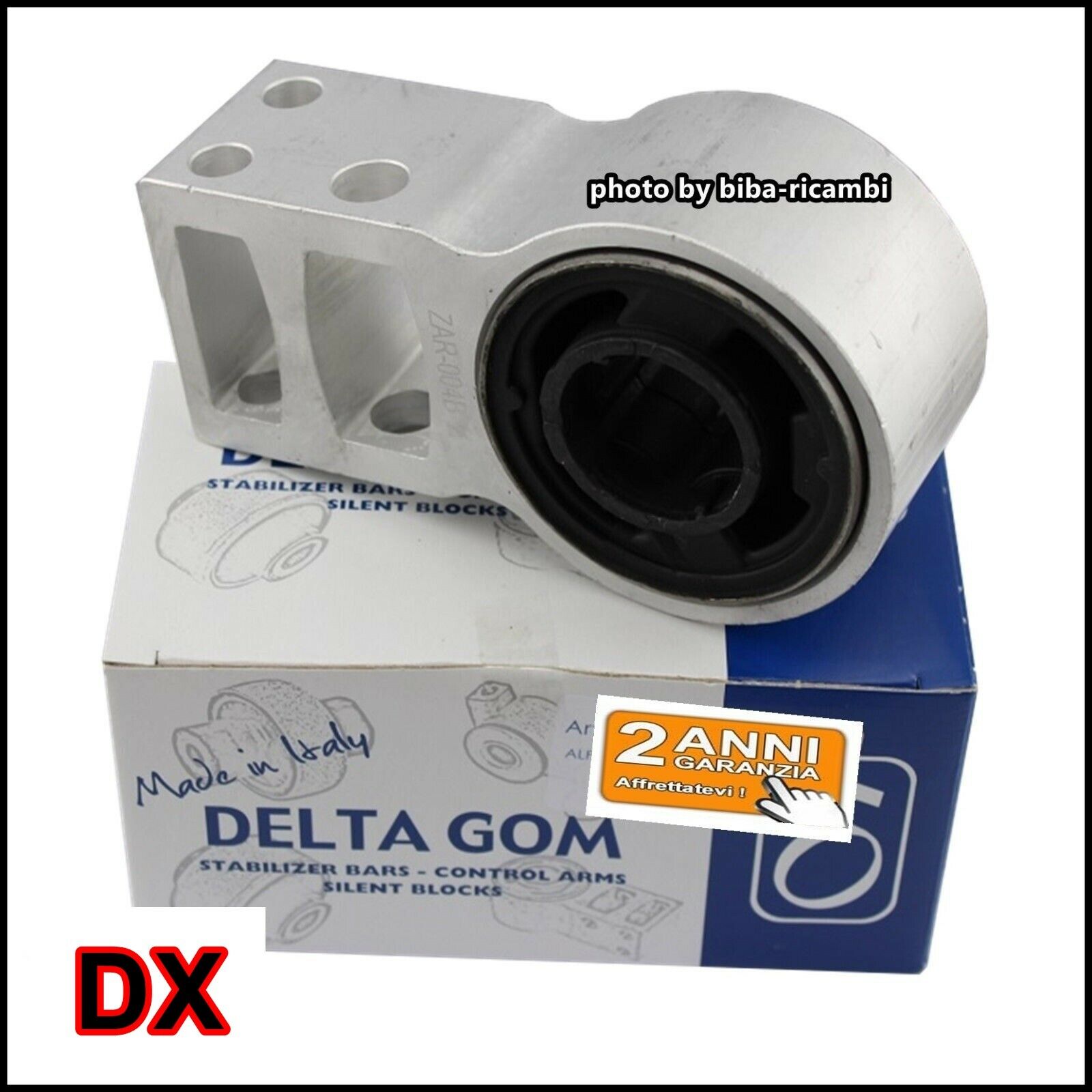 Boccole Silent Block Gommini Trapezi Anteriori Per Alfa Romeo 159 dal 2005-2012 BIBA-RICAMBI