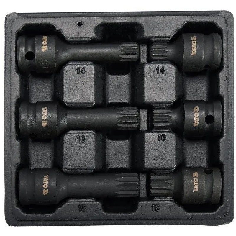 Chiavi Professionali Profilo XZN Millerighe M14-16-M18 YATO