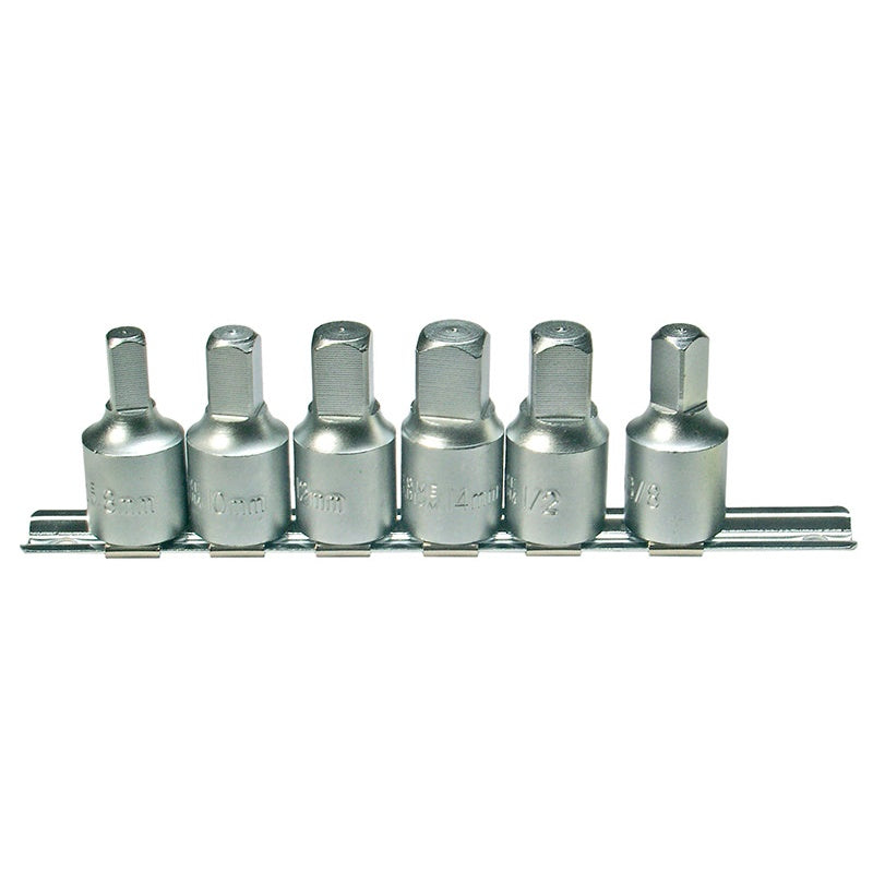 Set Chiavi Per Tappi Scarico Olio 8-14 mm Attacco 1/2" Art.BGS1016 BIBA-RICAMBI