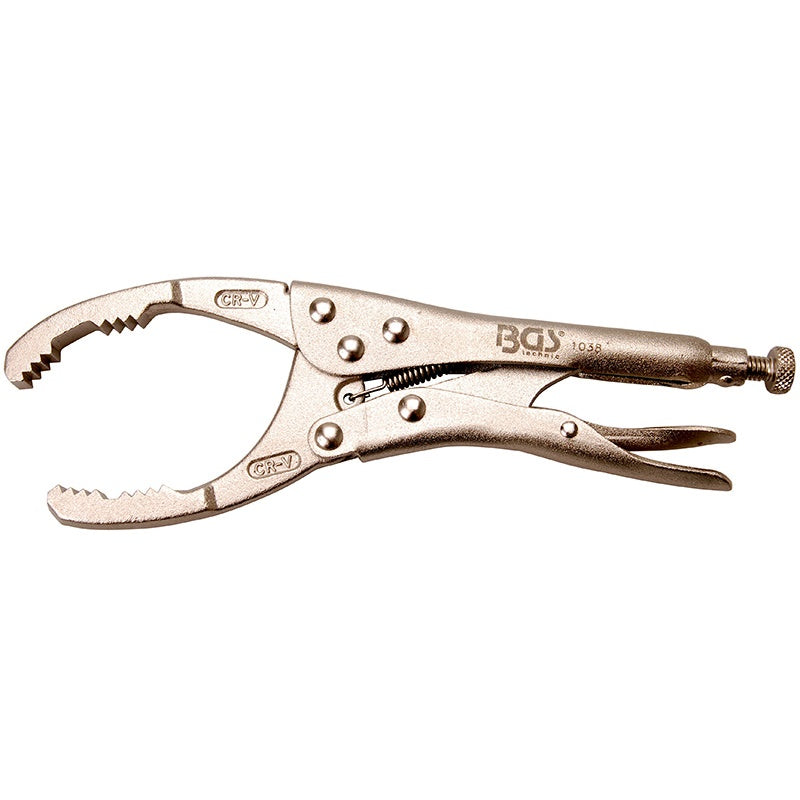 Pinza Autobloccante Per Filtri Olio 53-115 mm | Lunghezza 230 mm Art.BGS1038 BIBA-RICAMBI