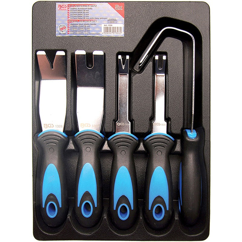 Set 5 Pz Leve Di Sgancio e Lame Da Taglio BGS1328 BIBA-RICAMBI