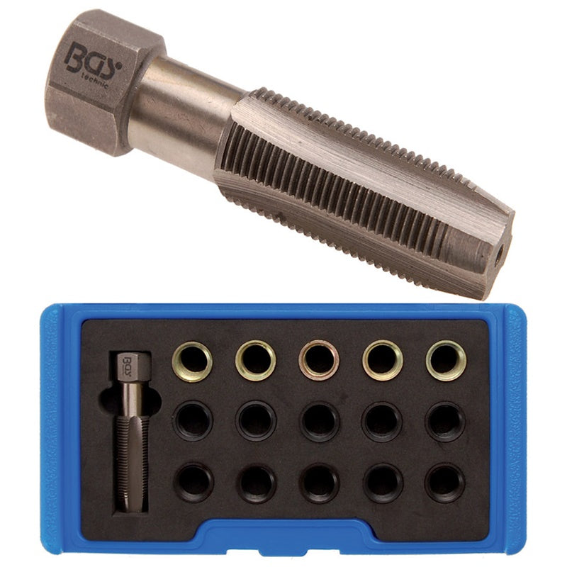 Kit Riparazione Filetti Per Candele Di Accensione M14 Art.BGS149 BIBA-RICAMBI