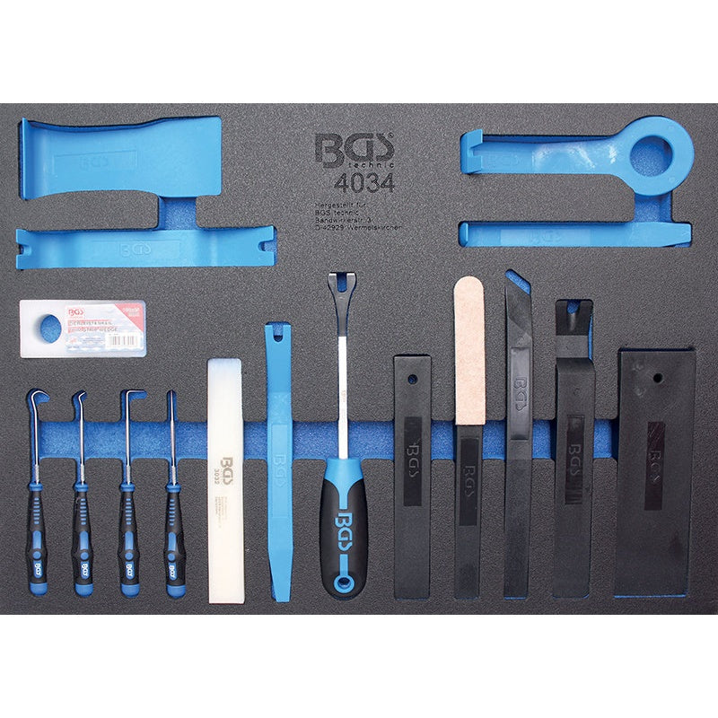 Modulo Per Carrello 3/3 17 Pz Cunei e Ganci BGS4034 BIBA-RICAMBI