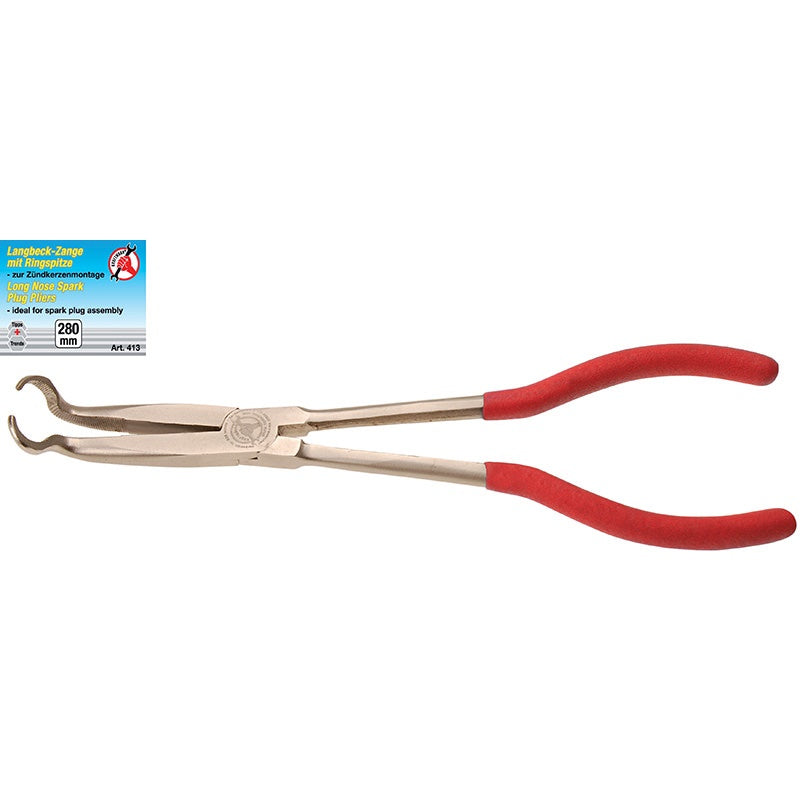 Pinze A Becchi Lunghi Per Candele Di Accensione 280 mm Art.BGS413 BIBA-RICAMBI