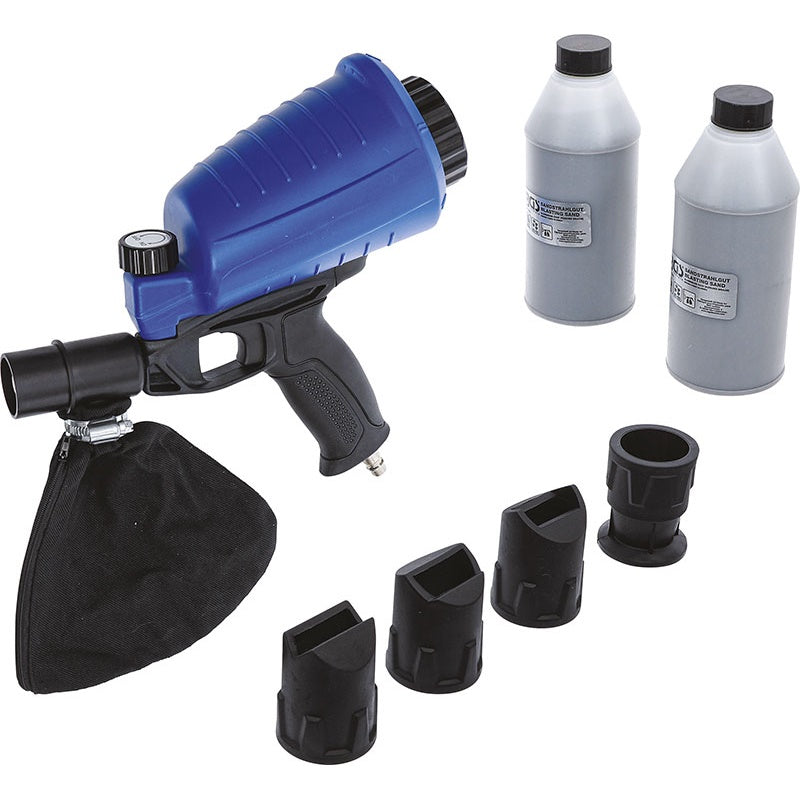 Set Sabbiatrice Pneumatica Con Accessori Art.BGS70057 BIBA-RICAMBI