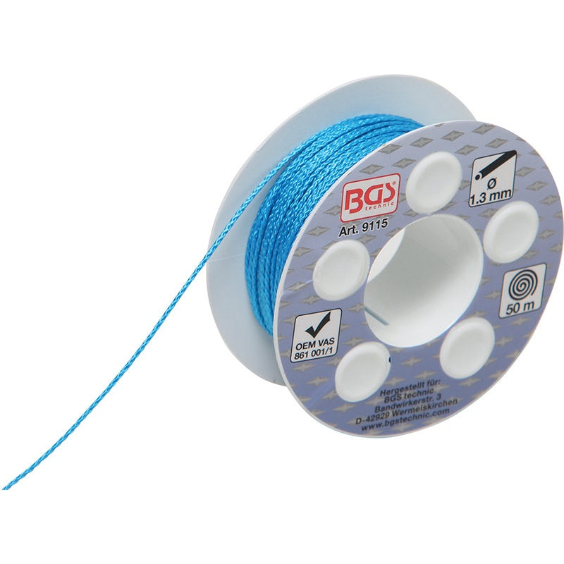Filo In Nylon Per Taglio Sigillante Cristalli 50 Metri BGS9115 BIBA-RICAMBI