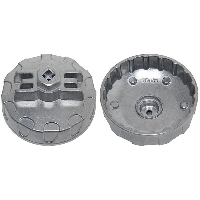 Chiave A Tazza Per Filtro Olio 96 x 18 Tacche Per Renault Dci Attacco 3/8" BIBA-RICAMBI