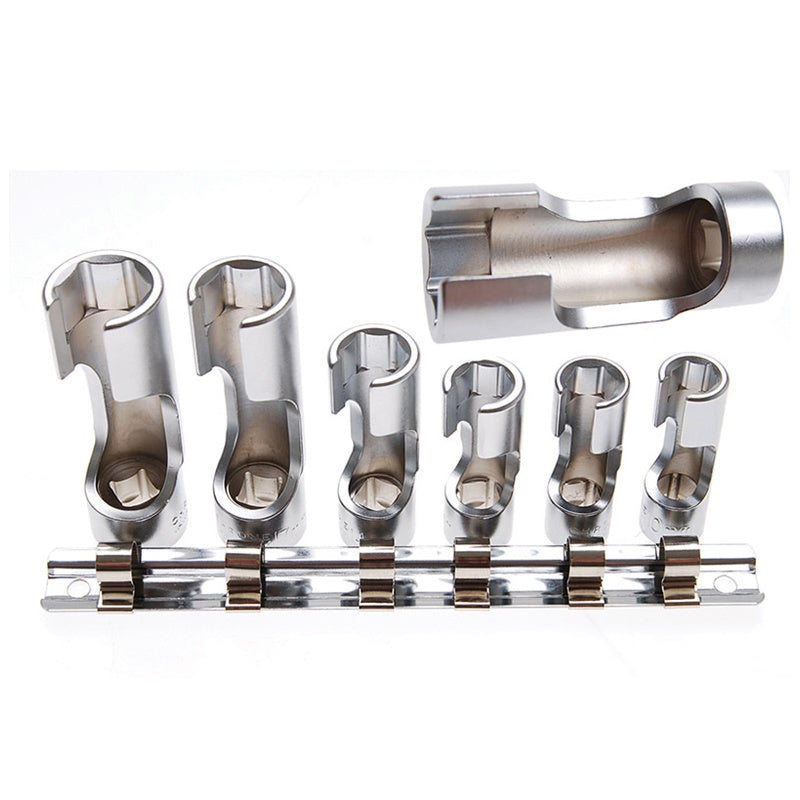 Set 7 Pezzi Bussole Speciali Scanalate Attacco 3/8" BGS1105 BIBA-RICAMBI