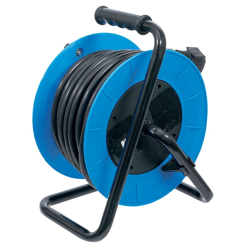 Prolunga Elettrica con Avvolgitore 50 mt art.BGS3362 BIBA-RICAMBI