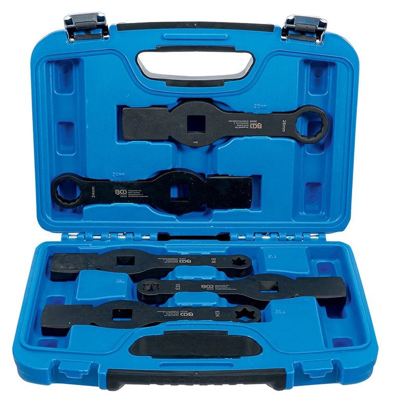 Set 5 Pezzi Chiavi a Percussione Poligonali e Torx BGS35310 BIBA-RICAMBI