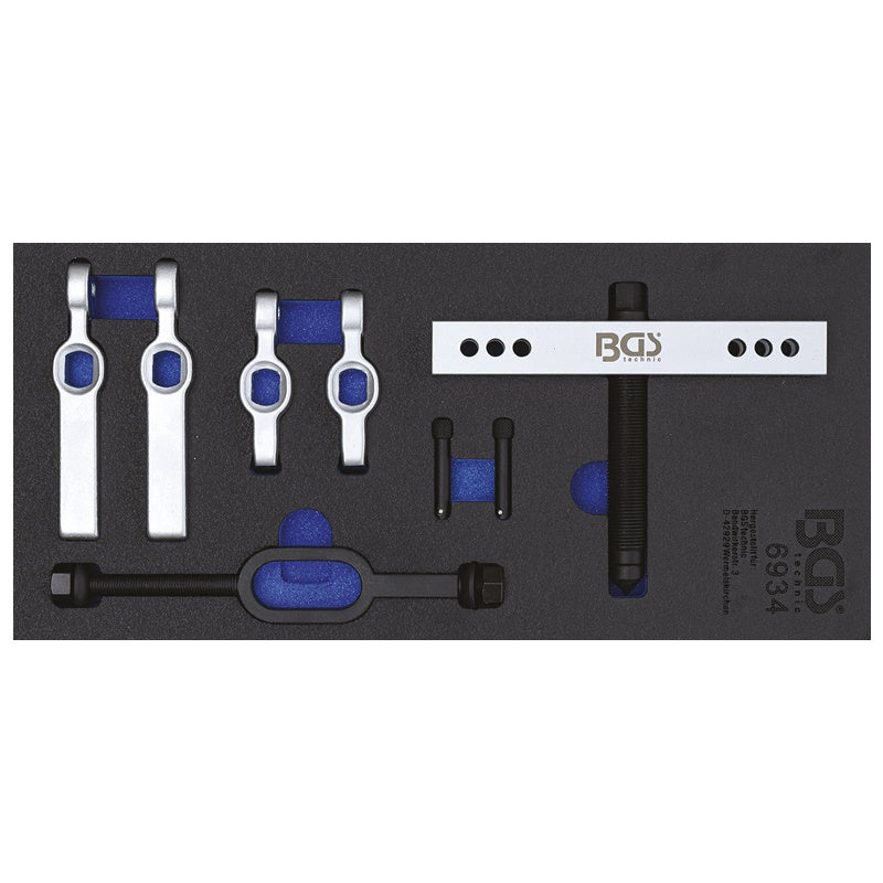 1/3 Modulo per Carrello Set 9 Pezzi Estrattori per Pulegge Aria Condizionata e Frizioni BIBA-RICAMBI