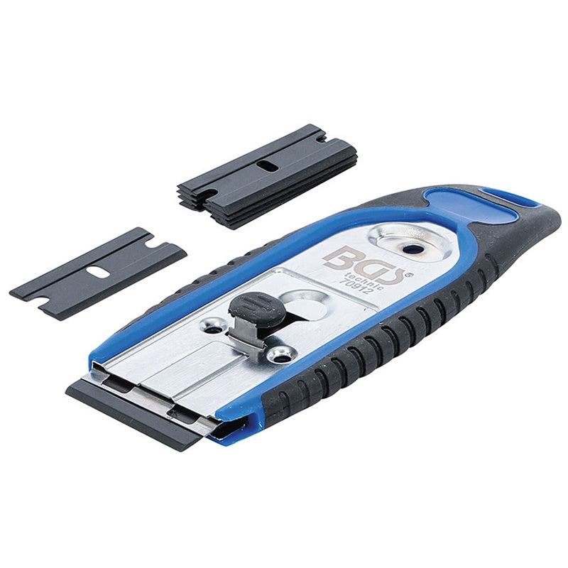RASCHETTO PER ADESIVI 40 MM CON 6 LAME IN PLASTICA ART.BGS70912 BIBA-RICAMBI