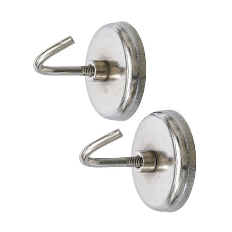 Set 2 Pz Magneti Con Gancio Diametro 34mm art.BGS79913 BIBA-RICAMBI