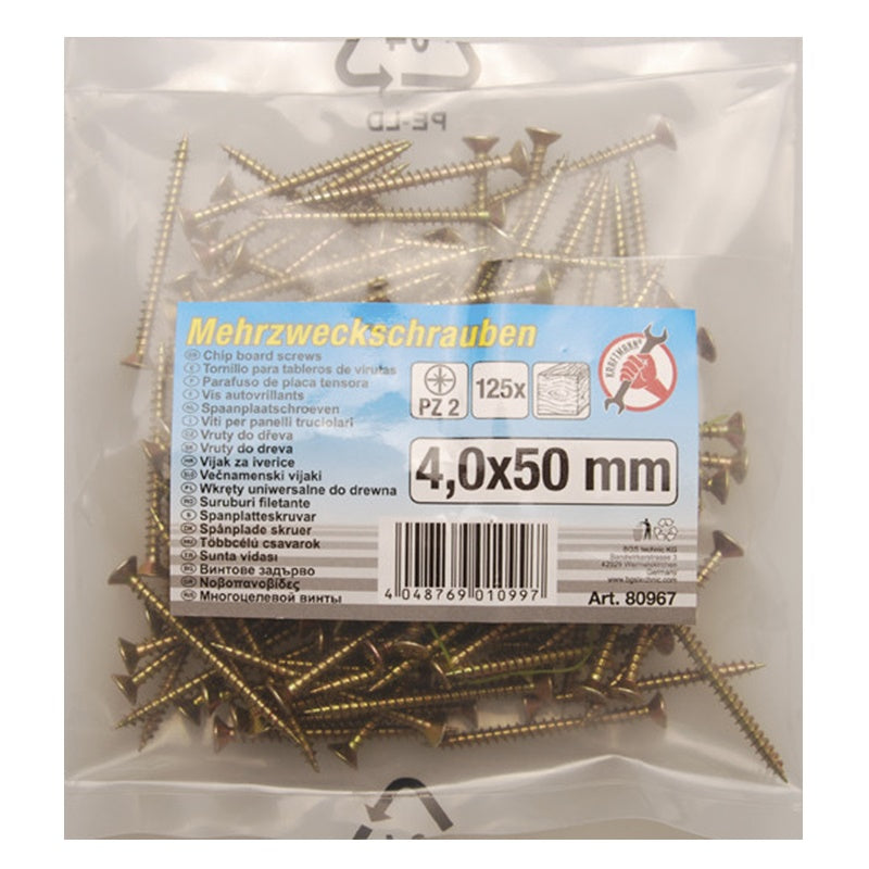 Viti 4,0x60 mm 100 pz art.BGS80971 BIBA-RICAMBI