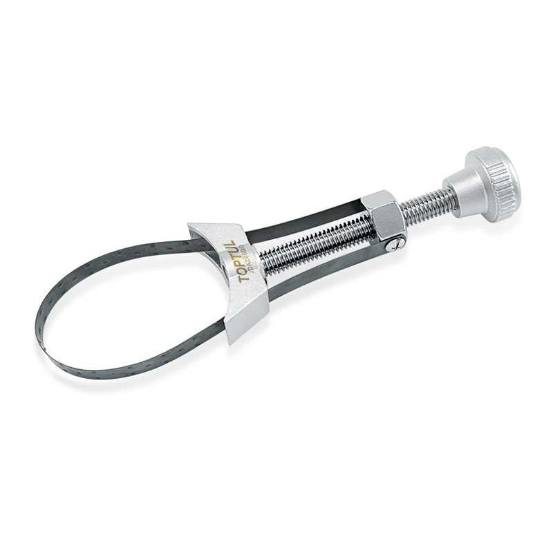 Chiave per Filtro Olio Con Cinghia Metallica Marca Toptul BIBA-RICAMBI